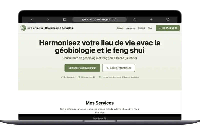 Sylvie Tauzin — Géobiologie & Feng Shui